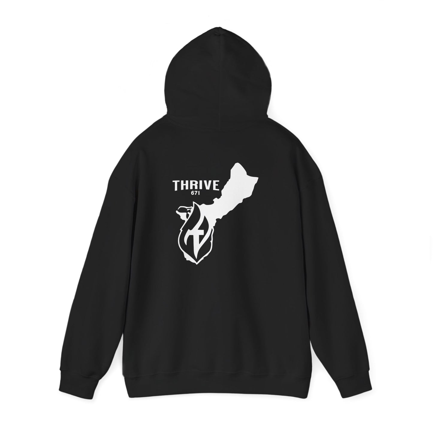 Thrive671 B&W Hoodie - Thrivewear
