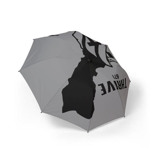 Thrive671 Island Pride Semi-Automatic Foldable Umbrella - Thrivewear
